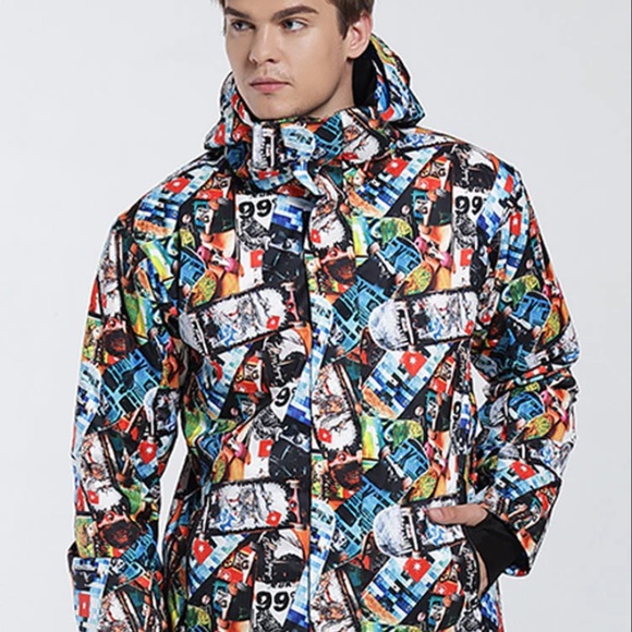 Gsou Snow Men's High Windproof Snowboard & Ski Jacket Wear - Picture 3 of 7